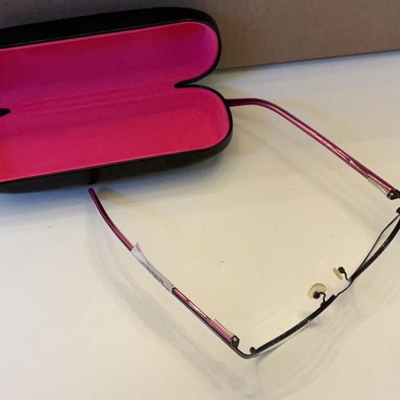 New Hard Candy HC22 52-15 LADIES FRAMES EYEGLASSES PINK BLACK EYEWEAR WITH GIFT - Picture 2 of 4